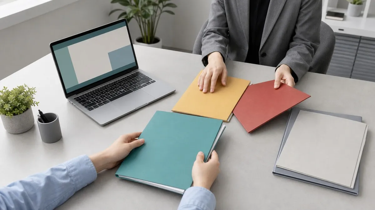 청년이 여러 고용·노동 정책을 분류해 살펴보는 상황을 일반화한 AI 생성 이미지이며 실제 공식 자료나 현장 사진이 아닙니다.